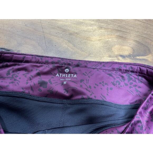 Athleta Floral Garden Swagger Skort Layered In California Plum Active Women's M - Picture 3 of 11